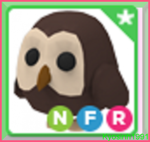 Roblox Adopt Me Neon Owl Fly Ride - Owl NFR