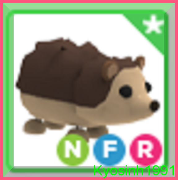 NFR Hedgehog - Neon Hedgehog Fly Ride Roblox Adopt Me