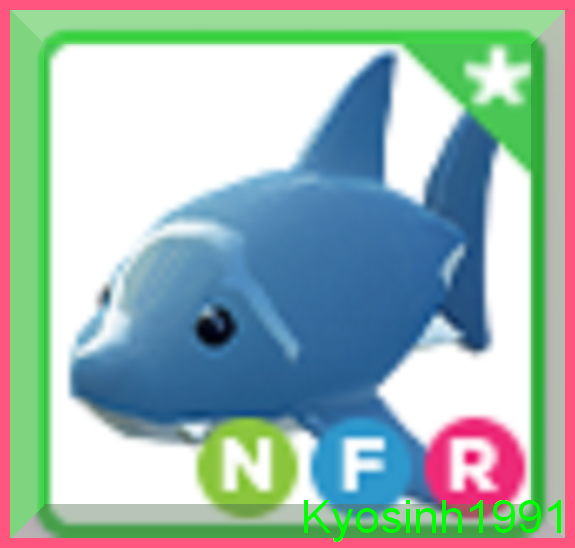 NFR Shark - Neon Shark Fly Ride Adopt Me Roblox