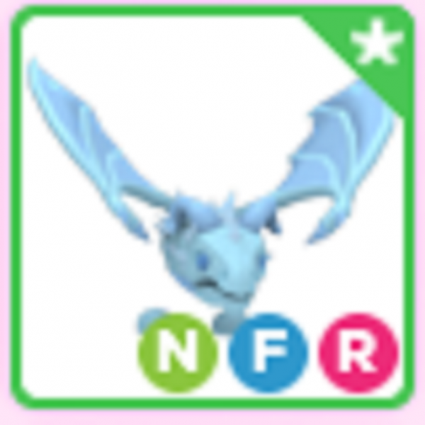 Roblox Adopt Me Neon Frost Dragon Fly Ride - Frost Dragon NFR