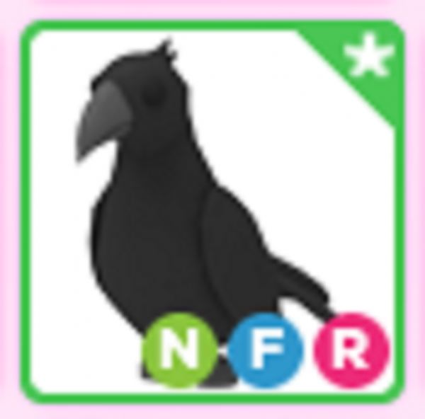 Roblox Adopt Me Neon Crow Fly Ride - Adopt Me Crow NFR