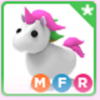 Roblox Adopt Me Mega Neon Unicorn Fly Ride - Unicorn MFR
