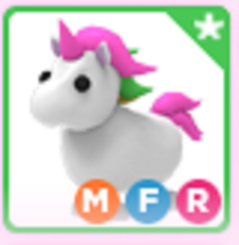 Roblox Adopt Me Mega Neon Unicorn Fly Ride - Unicorn MFR