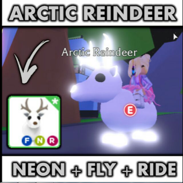 What is a Neon Arctic Reindeer Worth in Adopt Me 2024? Price