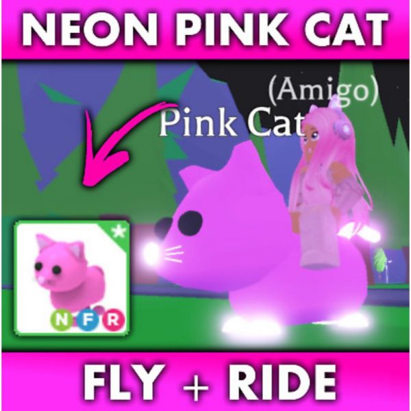 What is a Neon Pink Cat Worth in Adopt Me 2024? NFR Price