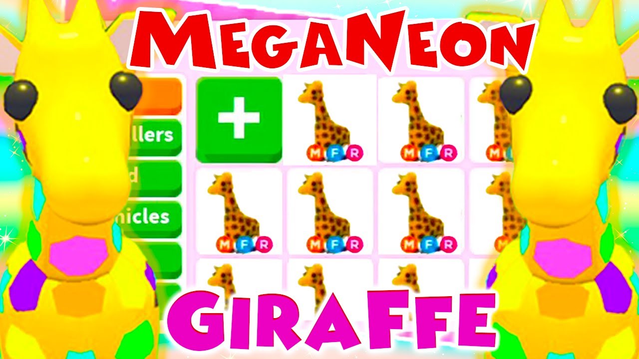 What is a Mega Neon Giraffe Worth in Adopt Me? 2024
