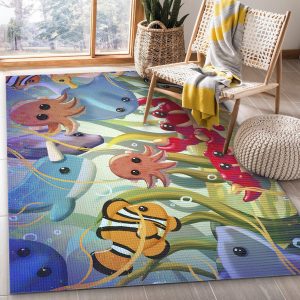 Adopt Me Ocean Pets Rug Carpet Kid's Bedroom Living Room