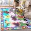 Adopt Me Collection Of Neon Pets Rug Carpet Kid's Bedroom Living Room
