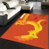 Adopt Me Orange Phoenix Pet Rug Carpet Kid's Bedroom Living Room