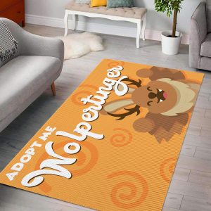Adopt Me Wolpertinger Pet Rug Carpet Kid's Bedroom Living Room